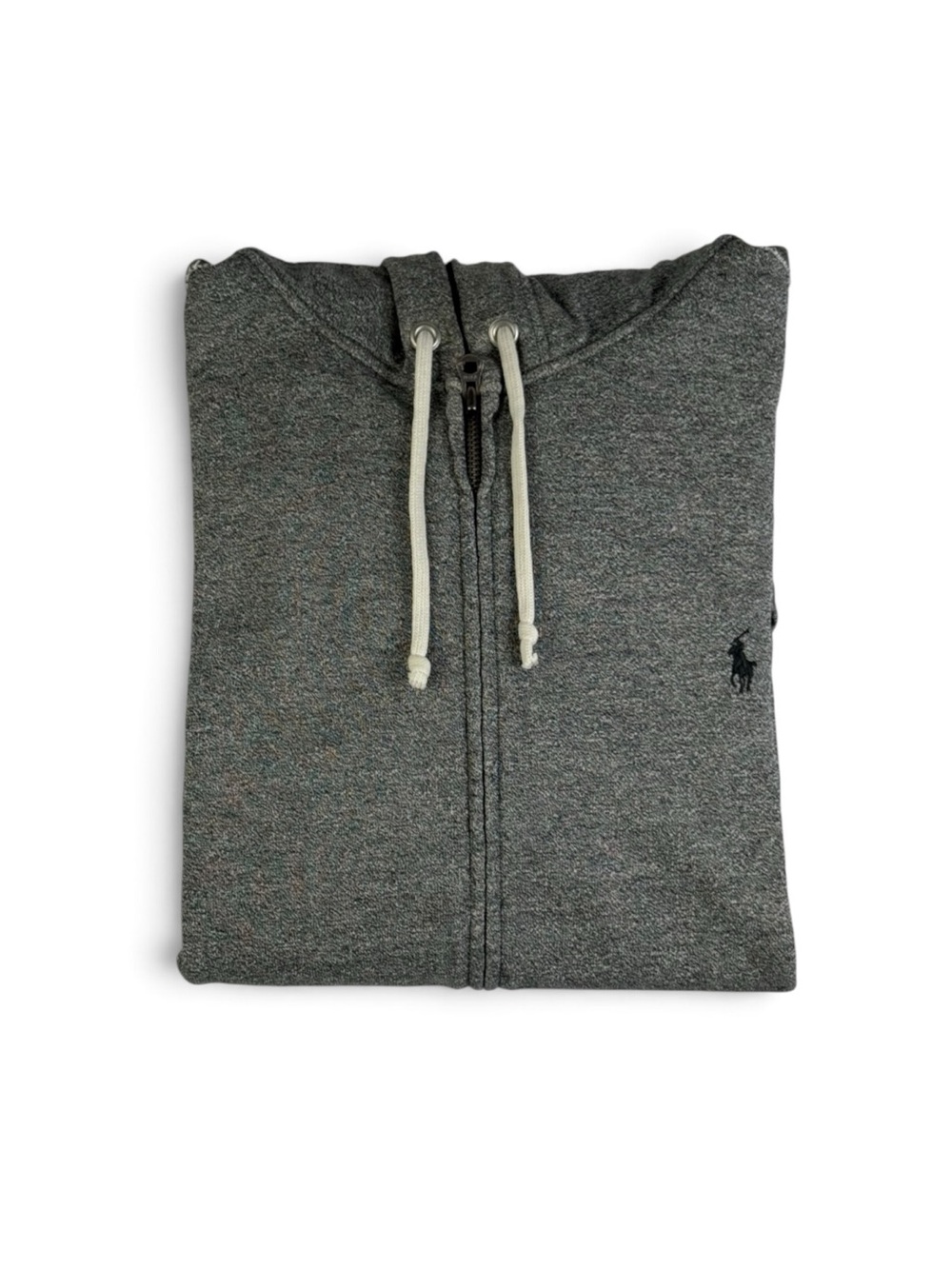 Polo Ralph Lauren 100% Cotton Full Zip Hoodie Heather Gray Men’s L - Picture 12 of 12
